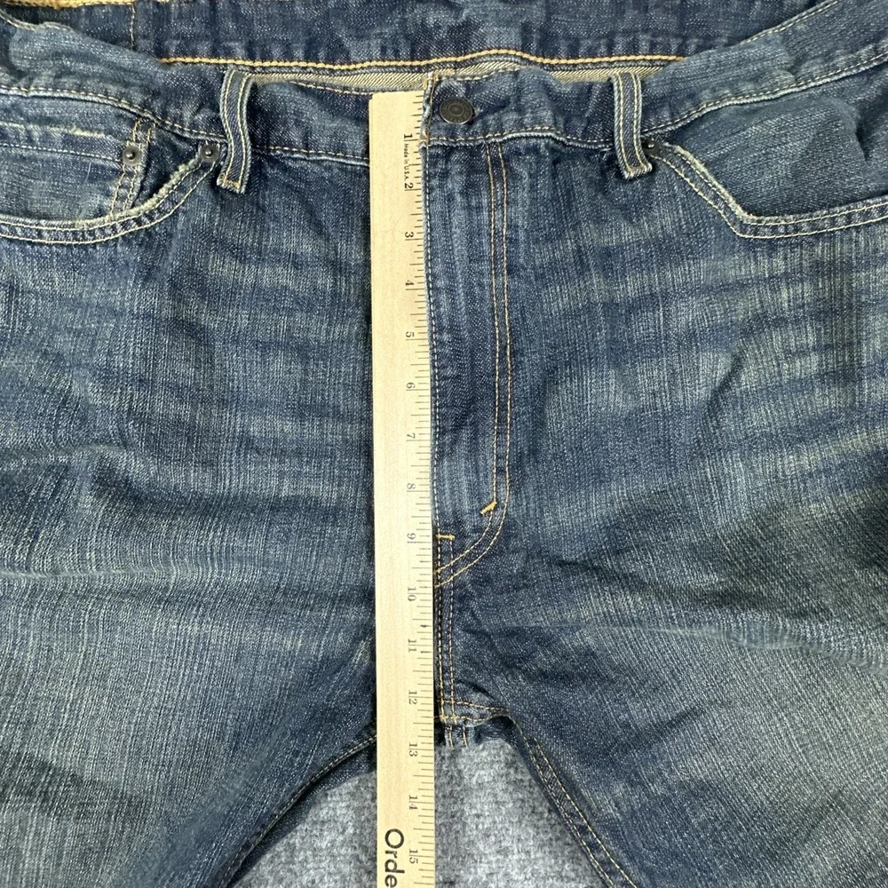 Levis 559 Men's Relaxed Straight Fit Blue Denim Jeans Size 42x30 Deep Blue Denim